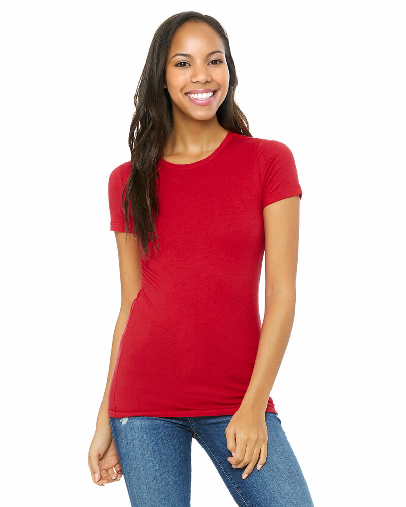 H3001 Womens High Quality 95% Cotton 5% Elastane Cotton Fitted T-Shirt (Copy)
