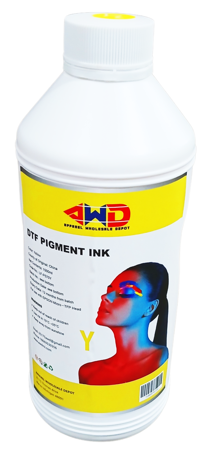 AWD source image 44011425497343: AWD DTF (Direct to Film) Pigment Ink (1000 ML) 1 LITER.