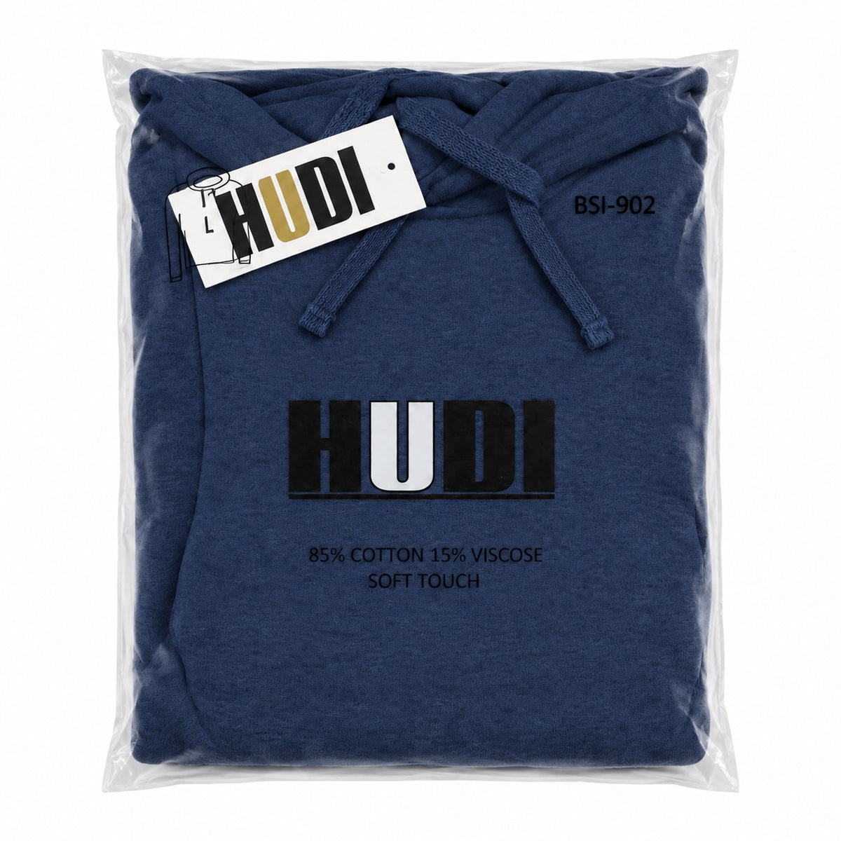 BSI-902 HUDI Pullover Hoodie - 85% Cotton 15% Viscose