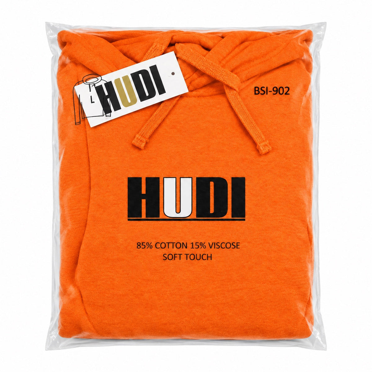 BSI-902 HUDI Pullover Hoodie - 85% Cotton 15% Viscose