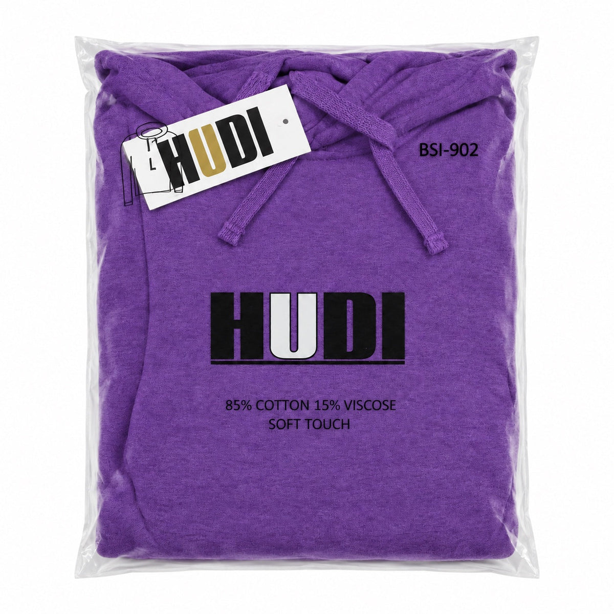 BSI-902 HUDI Pullover Hoodie - 85% Cotton 15% Viscose