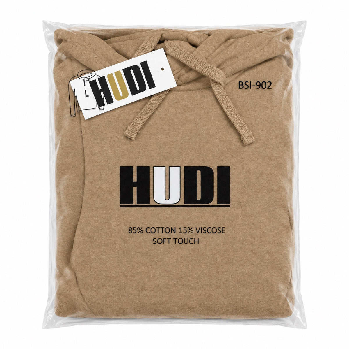 BSI-902 HUDI Pullover Hoodie - 85% Cotton 15% Viscose