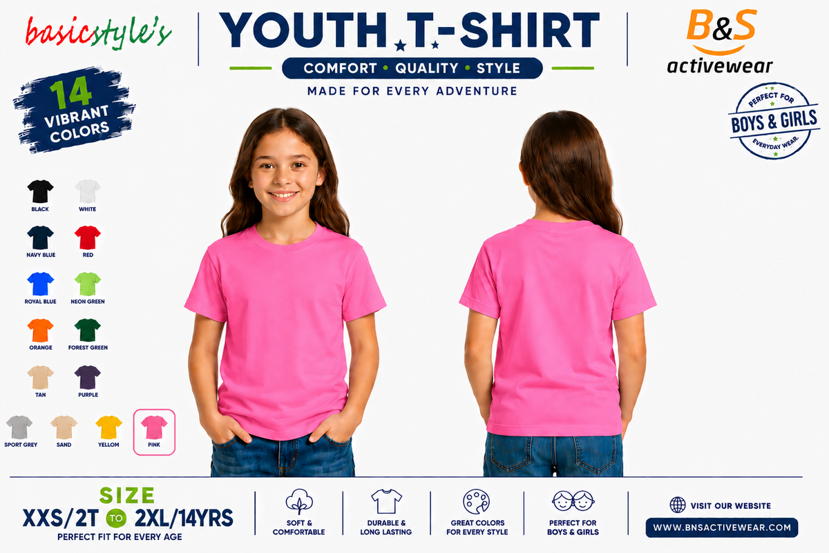 AWD source image 48461665468671: H4001 Youth 100% Ringspun Cotton T-Shirt