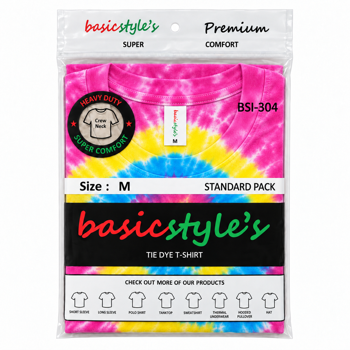 h3001-womens-high-quality-95-cotton-5-elastane-cotton-fitted-t-shirt-copy-awd-9498278134015 | PESTAL | packaging