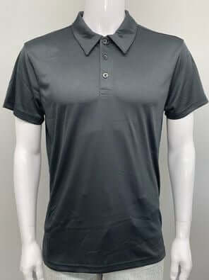 AWD source image 39514008355071: H7002 Button Down Golf Polo 100% Polyester Shirt - APPAREL WHOLESALE DEPOT POLO SHIRT HUDI