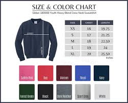 AWD source image 40661341307135: Gildan G180B Youth Crewneck Sweatshirt Mix & Match Any Color By Size - APPAREL WHOLESALE DEPOT Sweatshirts GILDAN