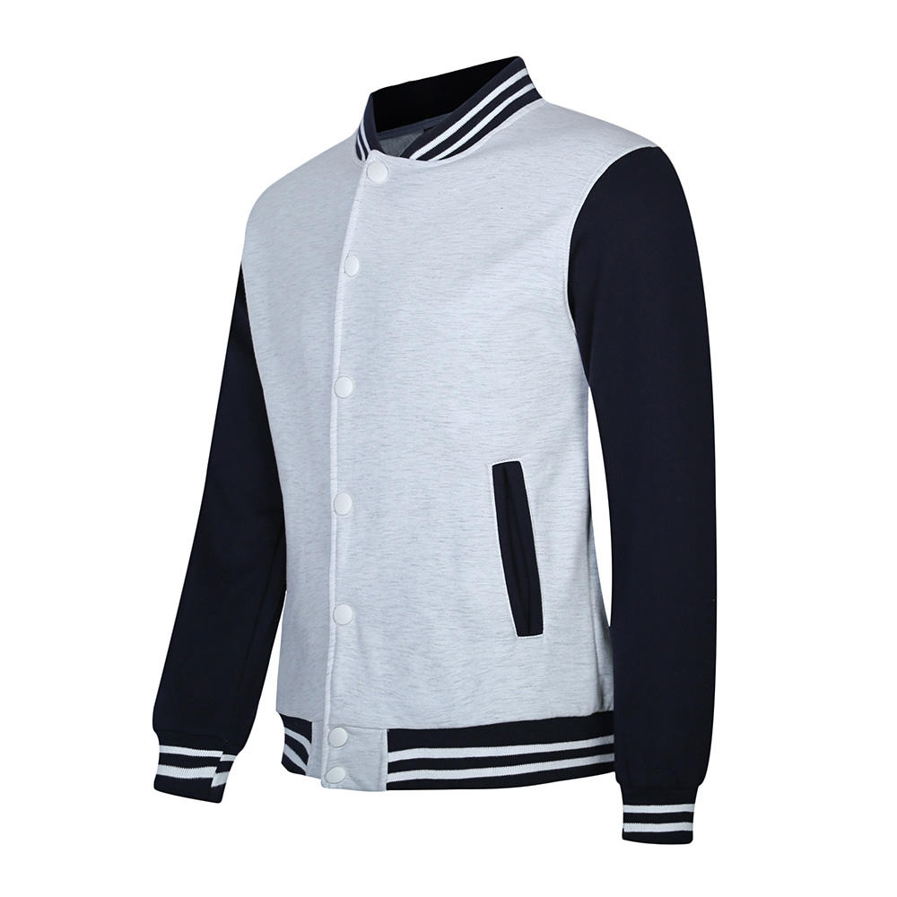 AWD source image 46653004316927: H 5005 HAVEY DUTY 15Oz FLEECE VARSITY JACKET.