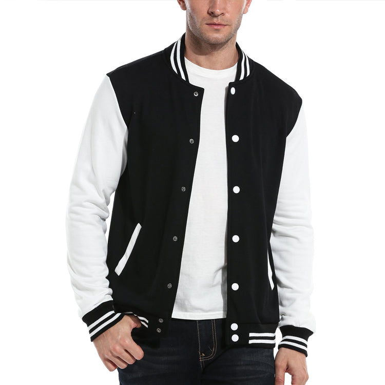 AWD source image 46675496435967: H 5005 HAVEY DUTY 15Oz FLEECE VARSITY JACKET.