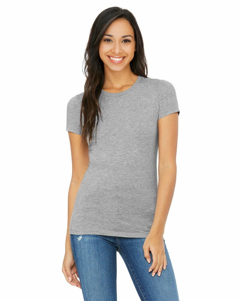 H3001 Womens High Quality 95% Cotton 5% Elastane Cotton Fitted T-Shirt (Copy)
