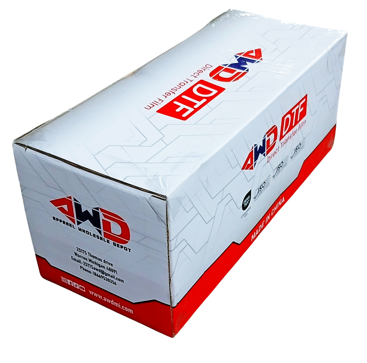 AWD source image 44011428905215: AWD DTF (Direct to Film) Film Rolls Hot Peel