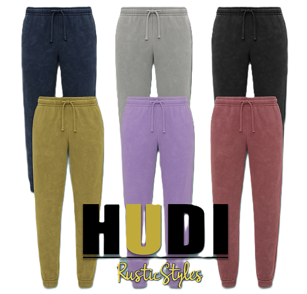 AWD source image 46002645467391: H 6007 HUDI RusticStyles – Premium Vintage Wash joggers Pant
