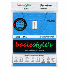 BSI 1008 basicstyle's Premium Comfort V-Neck T-Shirt