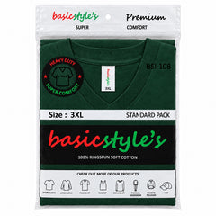 BSI 1008 basicstyle's Premium Comfort V-Neck T-Shirt