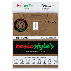 BSI 1008 basicstyle's Premium Comfort V-Neck T-Shirt