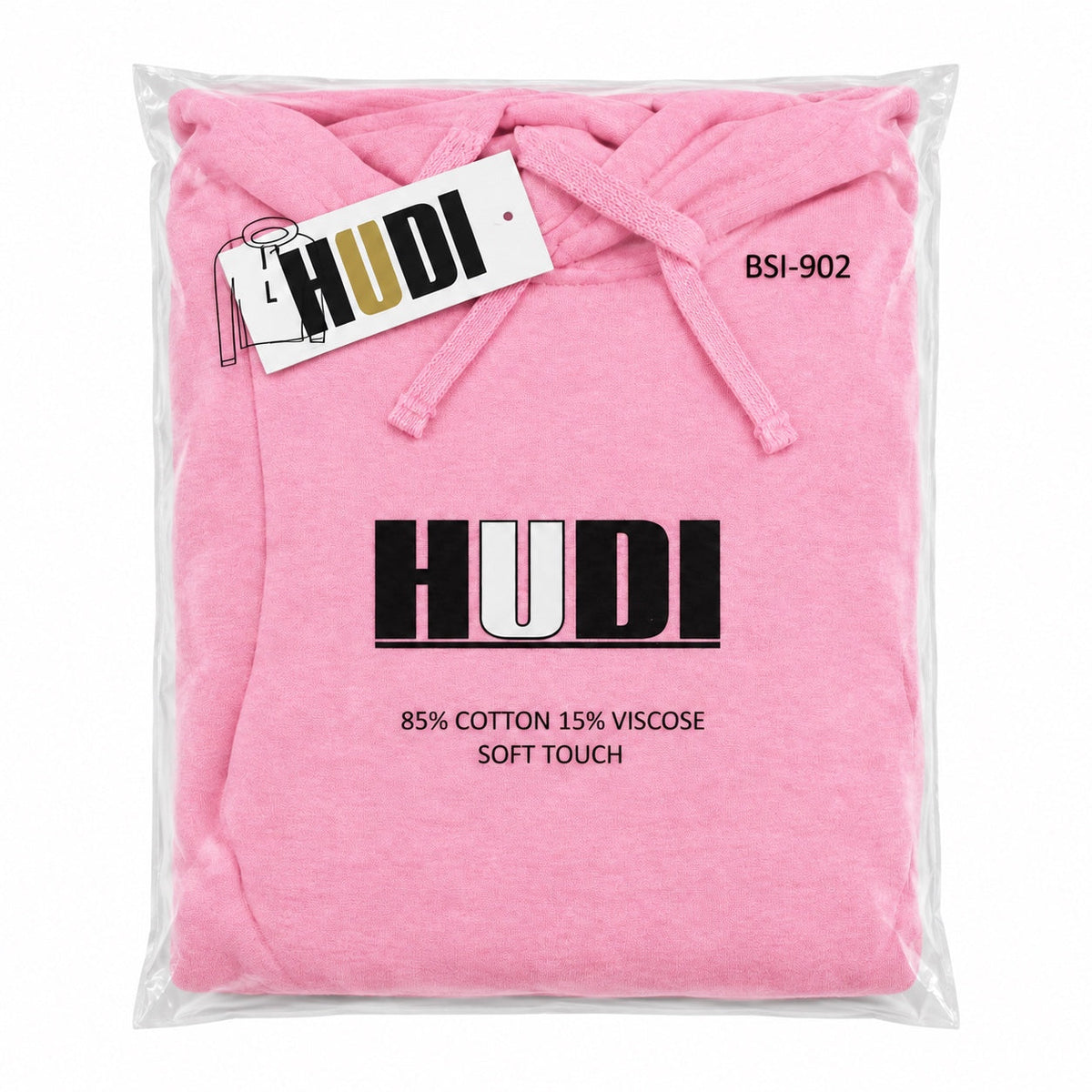 BSI-902 HUDI Pullover Hoodie - 85% Cotton 15% Viscose