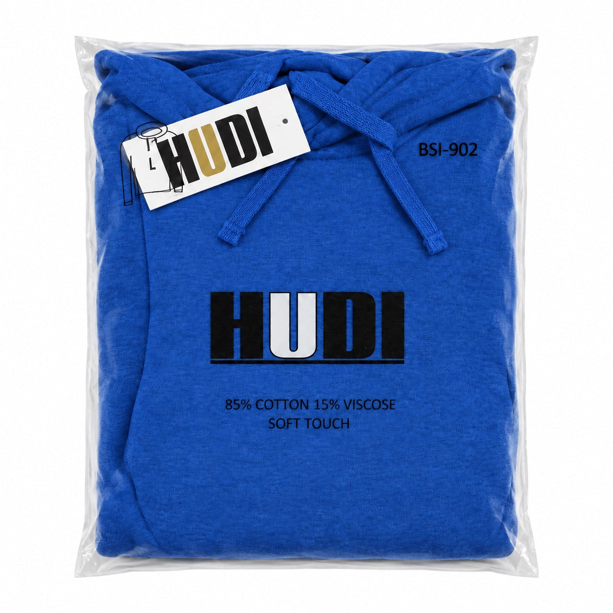 BSI-902 HUDI Pullover Hoodie - 85% Cotton 15% Viscose