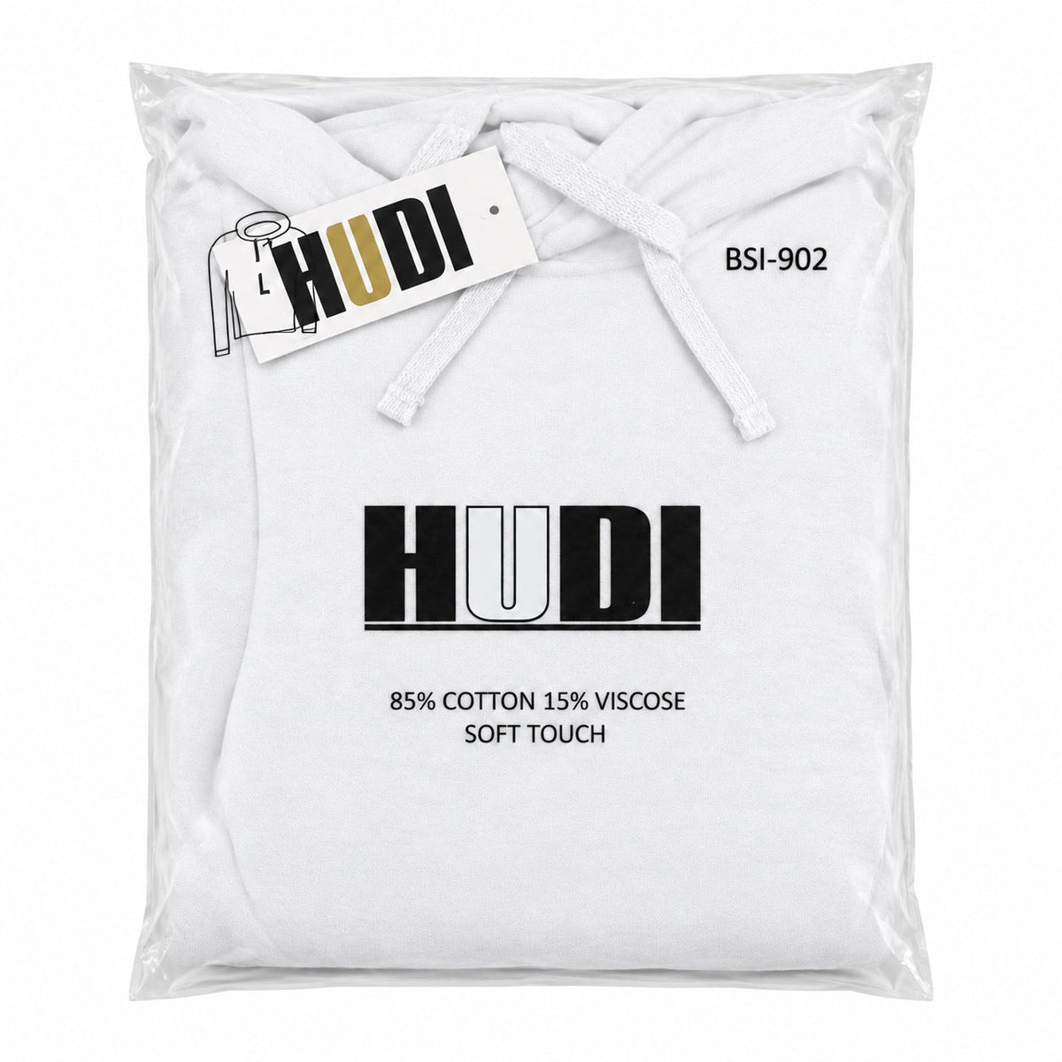 BSI-902 HUDI Pullover Hoodie - 85% Cotton 15% Viscose