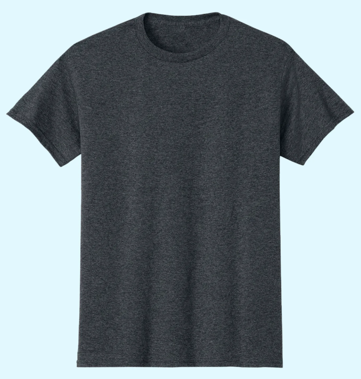 AWD source image 48102530121983: BSI 1004 Blended Premium 60% Ring-Spun Cotton 40% polyester Short Sleeve supper soft Unisex  Crew Neck T-Shirt