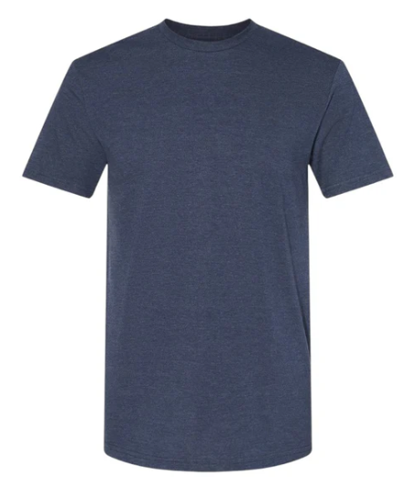 AWD source image 48102530384127: BSI 1004 Blended Premium 60% Ring-Spun Cotton 40% polyester Short Sleeve supper soft Unisex  Crew Neck T-Shirt
