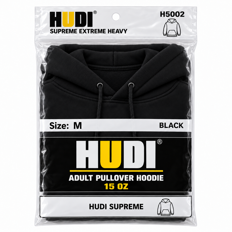 H5002 Supreme Extreme Heavyweight 15oz Adult Pullover Hoodie