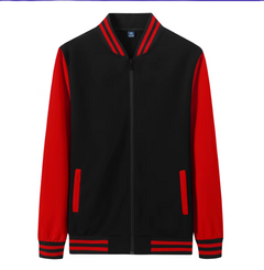 AWD source image 46652948906239: H 5005 HAVEY DUTY 15Oz FLEECE VARSITY JACKET.