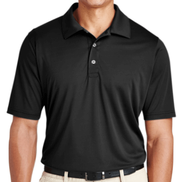 H7002 Button Down Golf Polo 100% Polyester Shirt