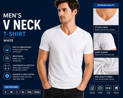 BSI 1008 basicstyle's Premium Comfort V-Neck T-Shirt