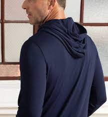 AWD source image 40908410978559: H9004 : Solid Front Jersey Hoodie with Hidden Zippered Pockets - APPAREL WHOLESALE DEPOT Hoodie HUDI