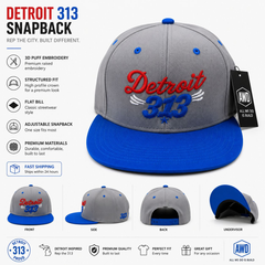 AWD source image 48493871366399: Detroit &amp; Michigan Logo Hats