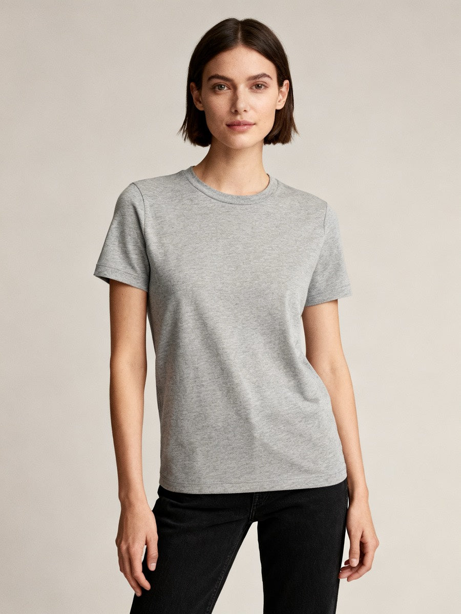 H1002 Premium 95%Ring-Spun Cotton 5% Spandex Unisex T-Shirt