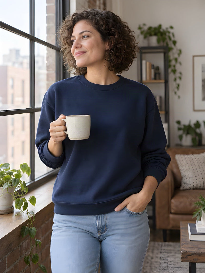 H9001 Premium Blended Crewneck Sweatshirt