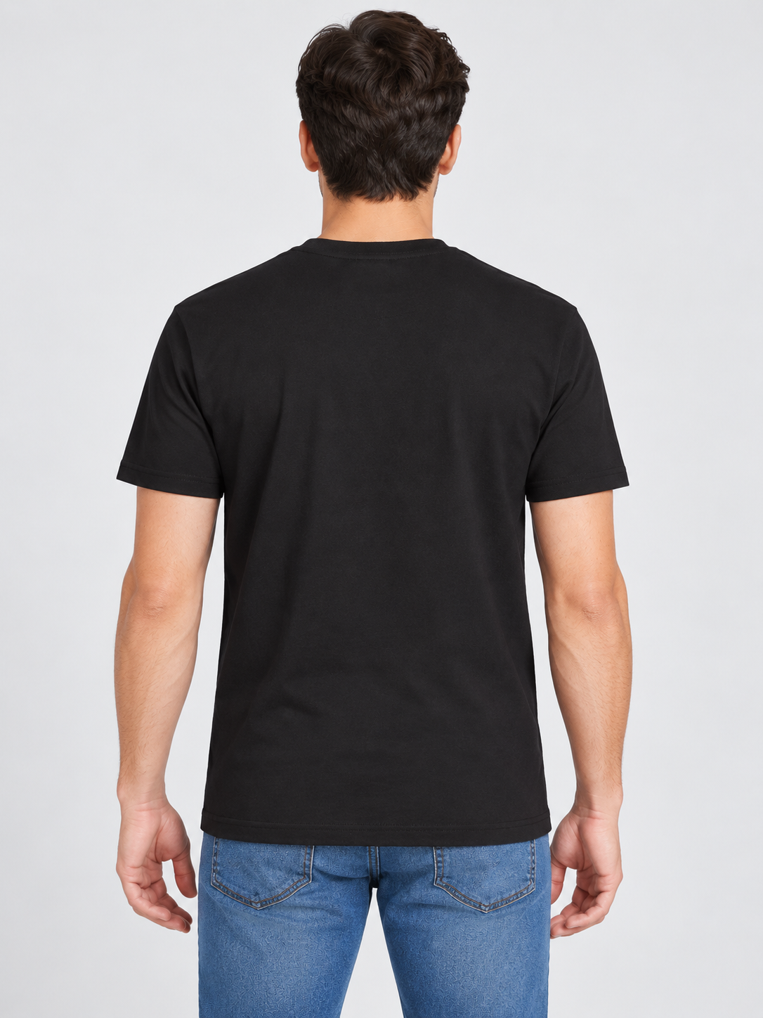 Black | Black | model back view