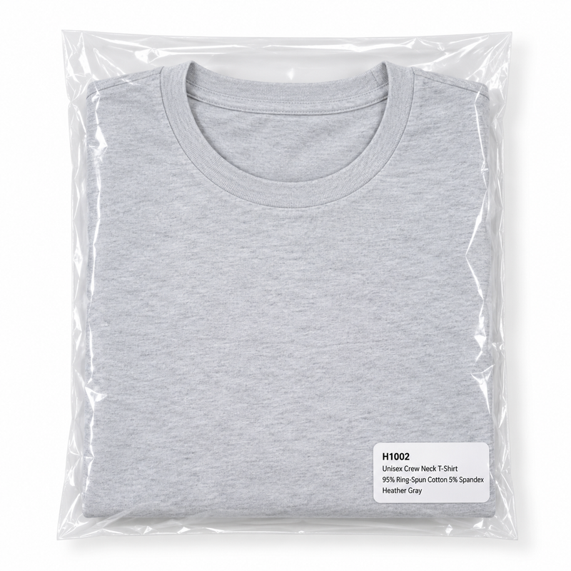 H1002 HUDI Supreme Adult Crew Neck T-Shirt