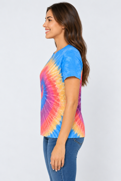h3001-womens-high-quality-95-cotton-5-elastane-cotton-fitted-t-shirt-copy-awd-9498278134015 | ENTERNY | model side view