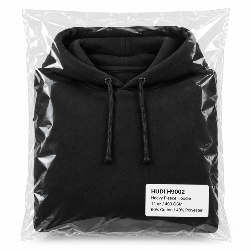 H9002 Heavy Fleece Unisex Hoodie - Customizable Cotton/Poly Blend Hoodie