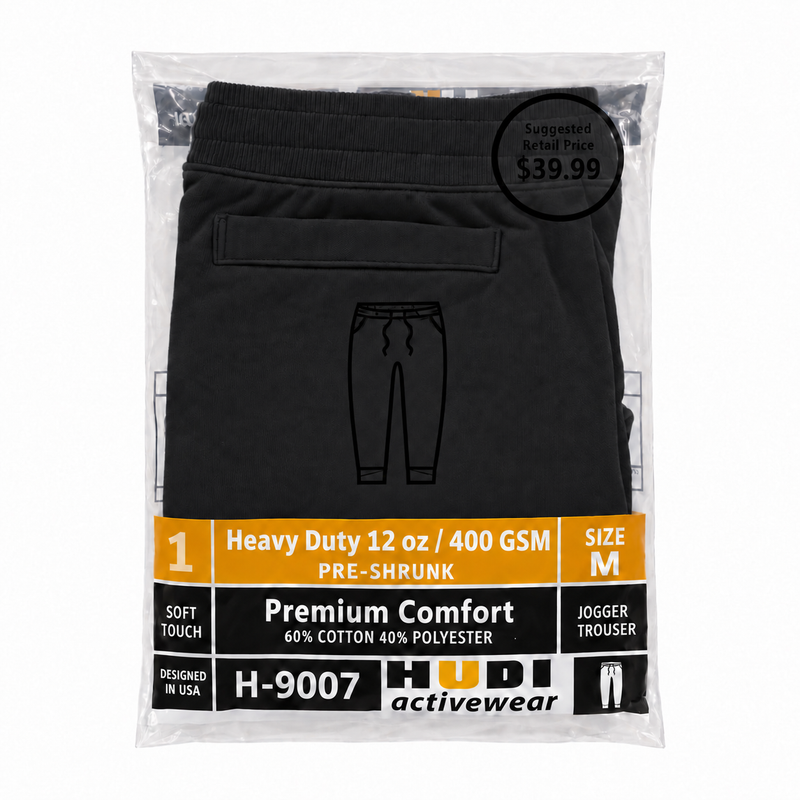 H9007 Heavy Duty 12Oz, Fleece Sweatpants