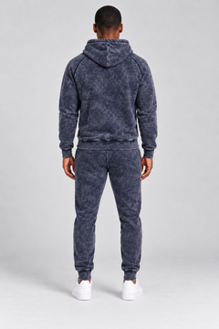 s-s-streetwear-900h-70-30-300gsm-8-85oz-hoodie | Cloud Navy | model back view
