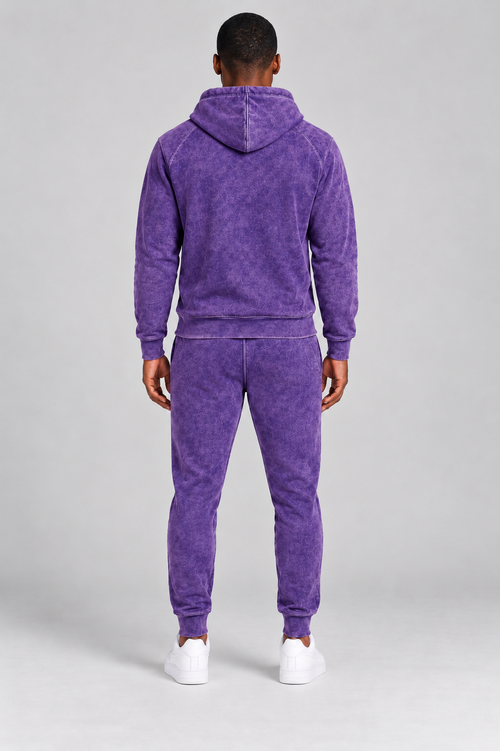 s-s-streetwear-900h-70-30-300gsm-8-85oz-hoodie | Cloud Purple | model back view