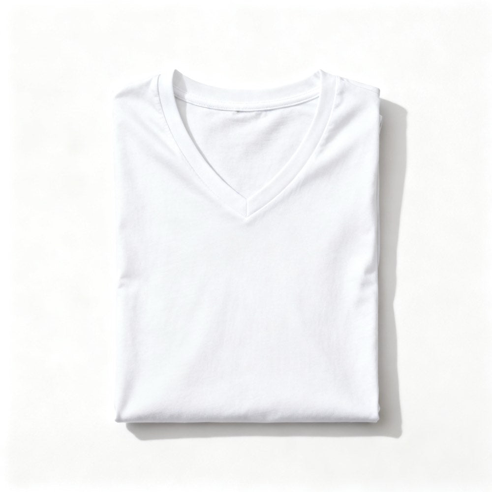 V-Neck   BSI 1008 — 100% Premium Ring-Spun  short sleeve T-Shirt