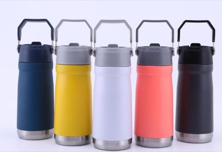 Handled Vacuum Tumbler