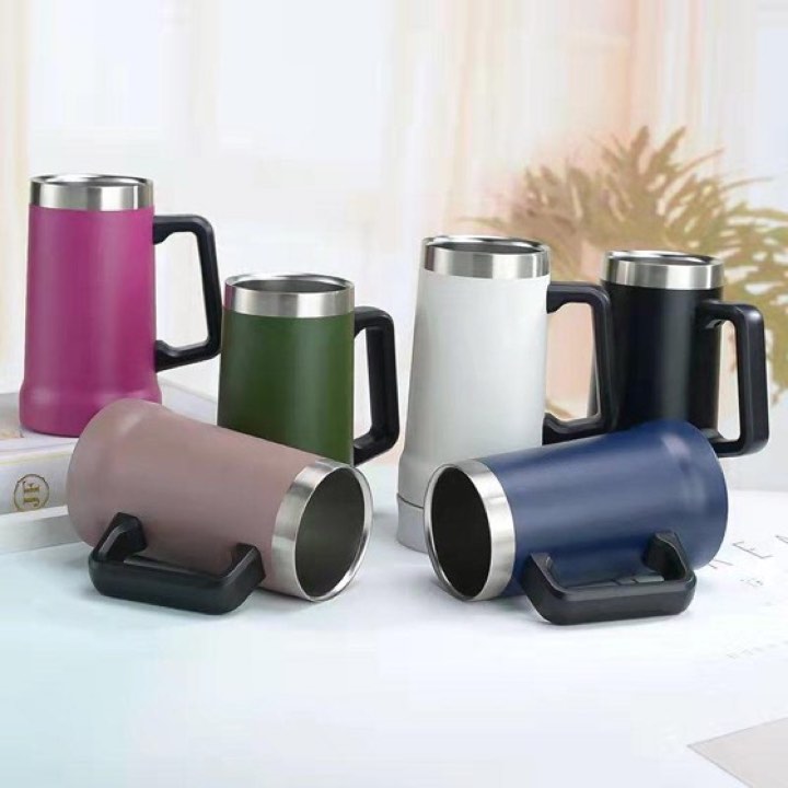 700ml Stainless Steel Vacuum Beer Mug