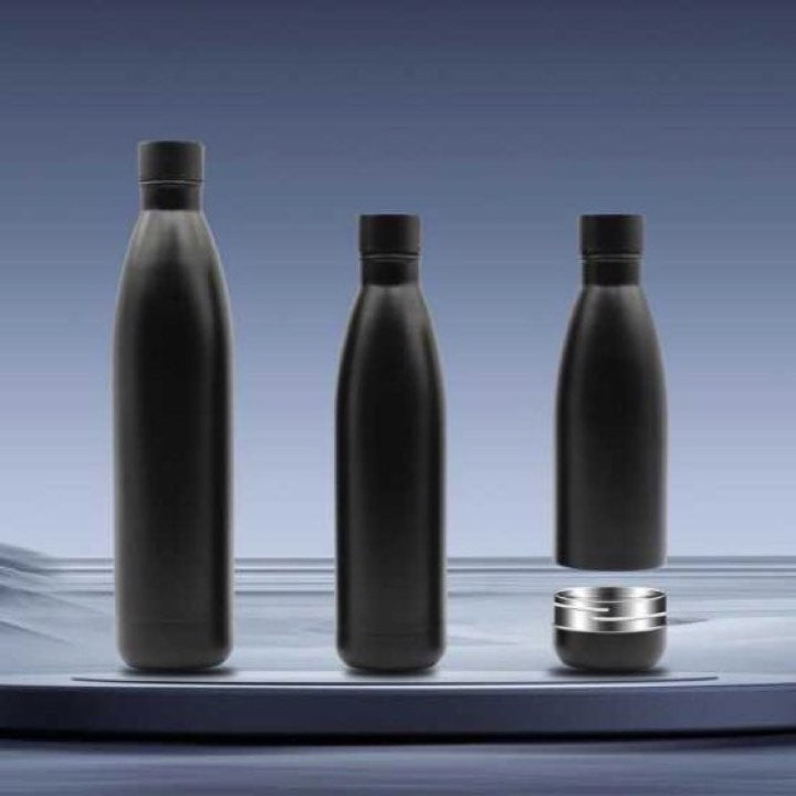 370ml Cola Shaped Bottle, Detachable Steel Bottom Cup