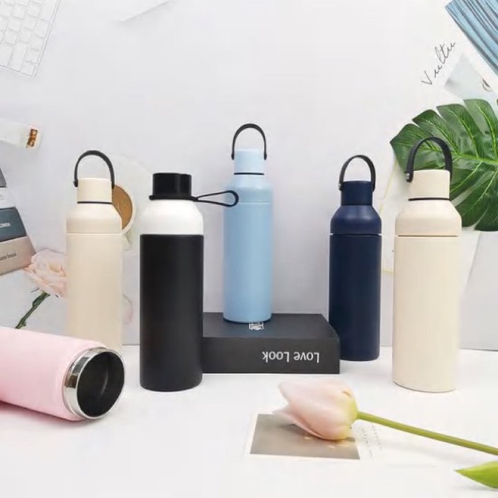 500ml Double-Lid Sports Water Bottle