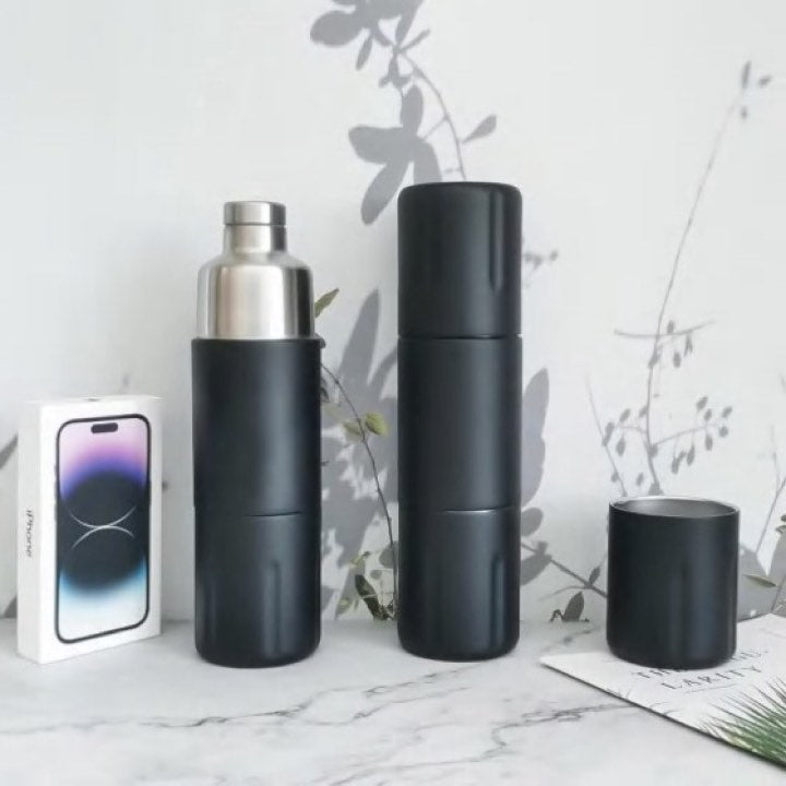 Magnetic Lid Bottle With Inner Cup
