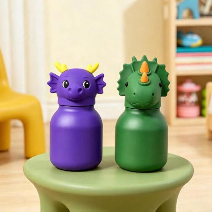 200ml Animal Head Small Mouth Bottle