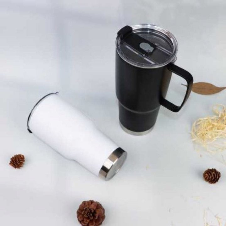 Car Tumbler 20 oz With Stainless Steel Bottom（Water Swelling Liner）