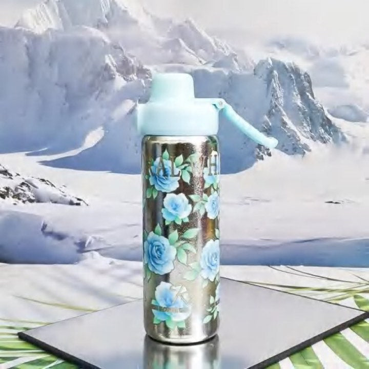 Pure Titanium Dual Drinking Sports Bottle