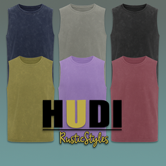AWD source image 46002652545279: H 6004 HUDI RusticStyles – Premium Vintage Wash Sleeve less Tee